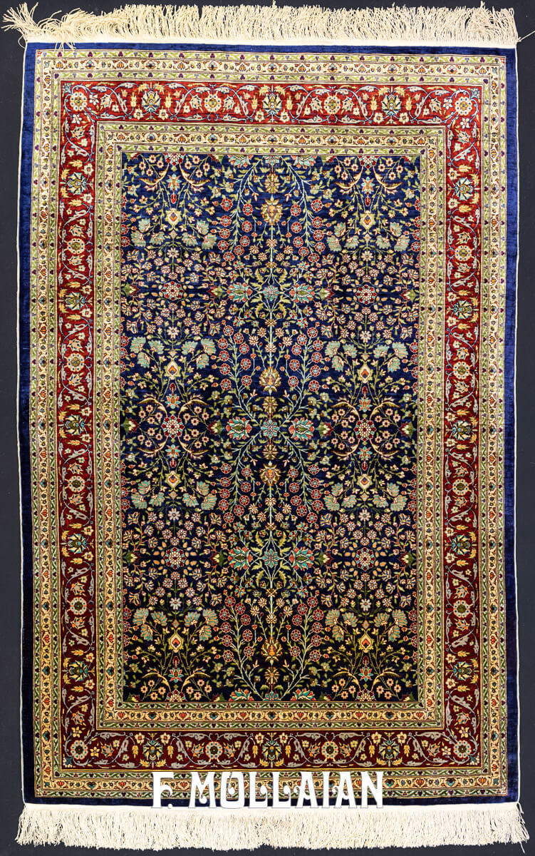 Hereke Rug Dark Field n°:172904